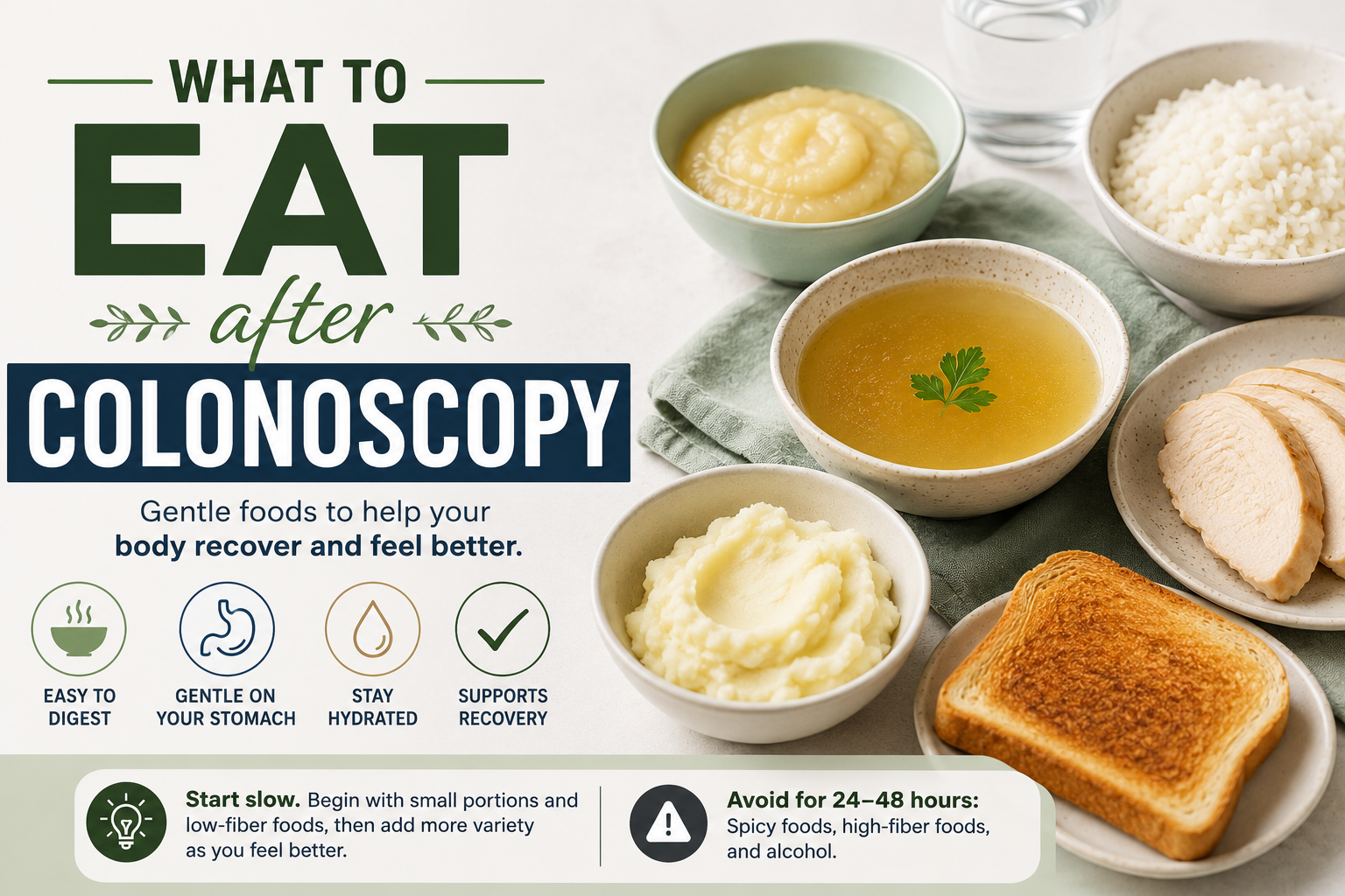 what to eat after colonoscopy