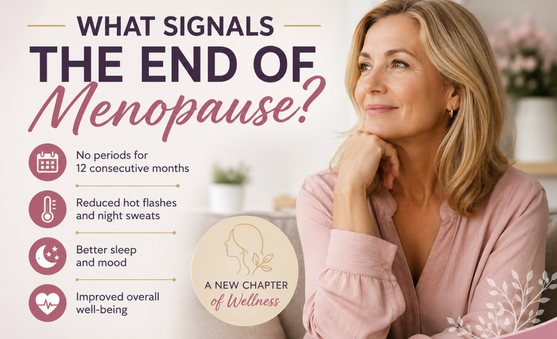 what signals the end of menopause
