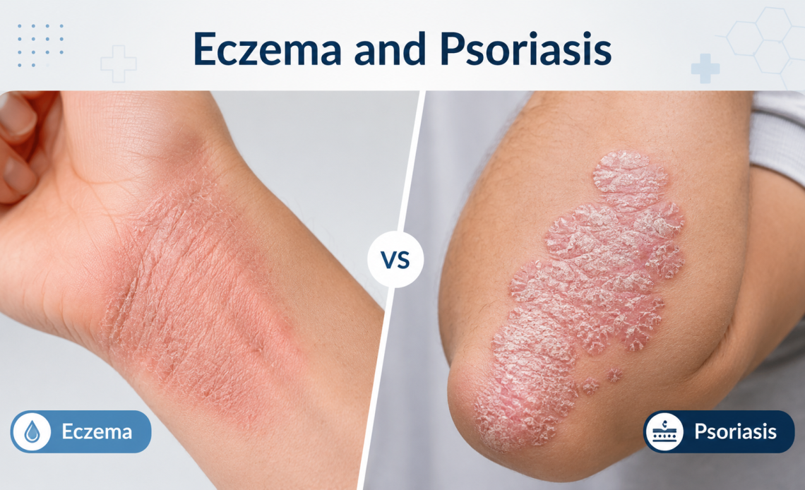 pictures of eczema and psoriasis