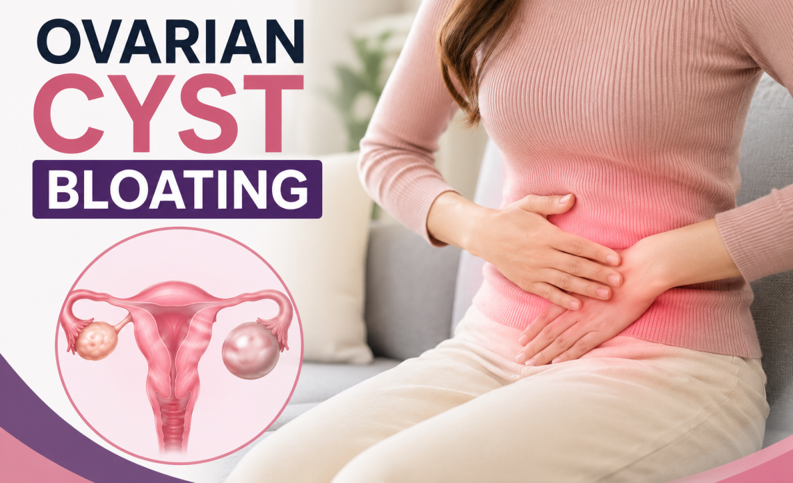 ovarian cyst bloating