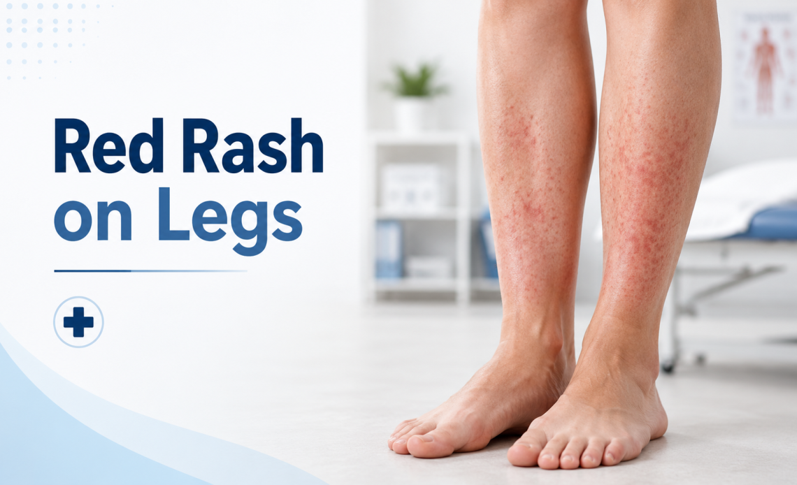 red rash on legs