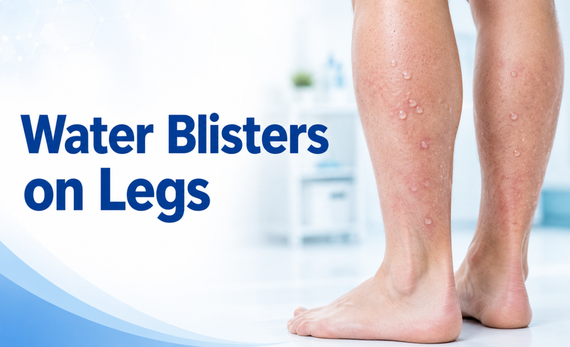 water blisters on legs
