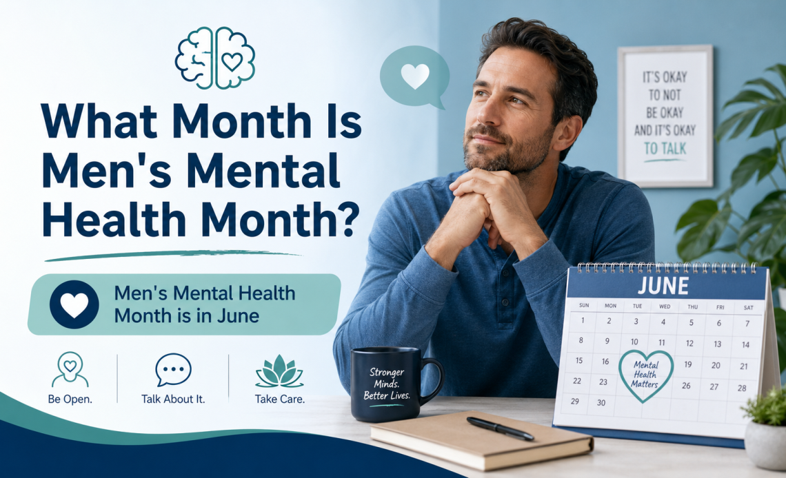 what month is men's mental health month